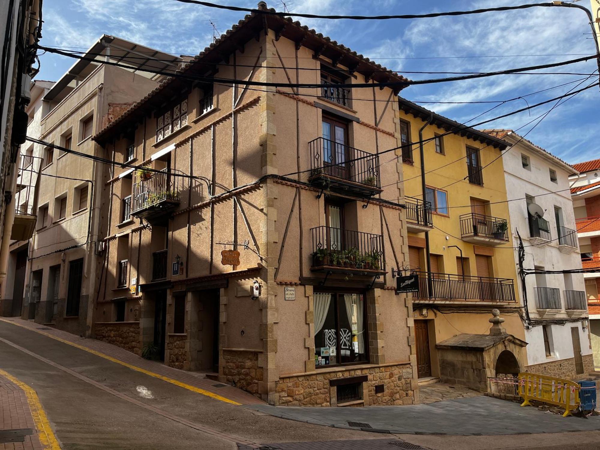 Hotel Casa De La Fuente Alcorisa Eksteriør bilde